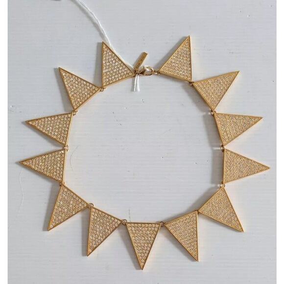 EDDIE BORGO Statement TRIANGLE COLLAR NECKLACE NWT - Picture 1 of 4